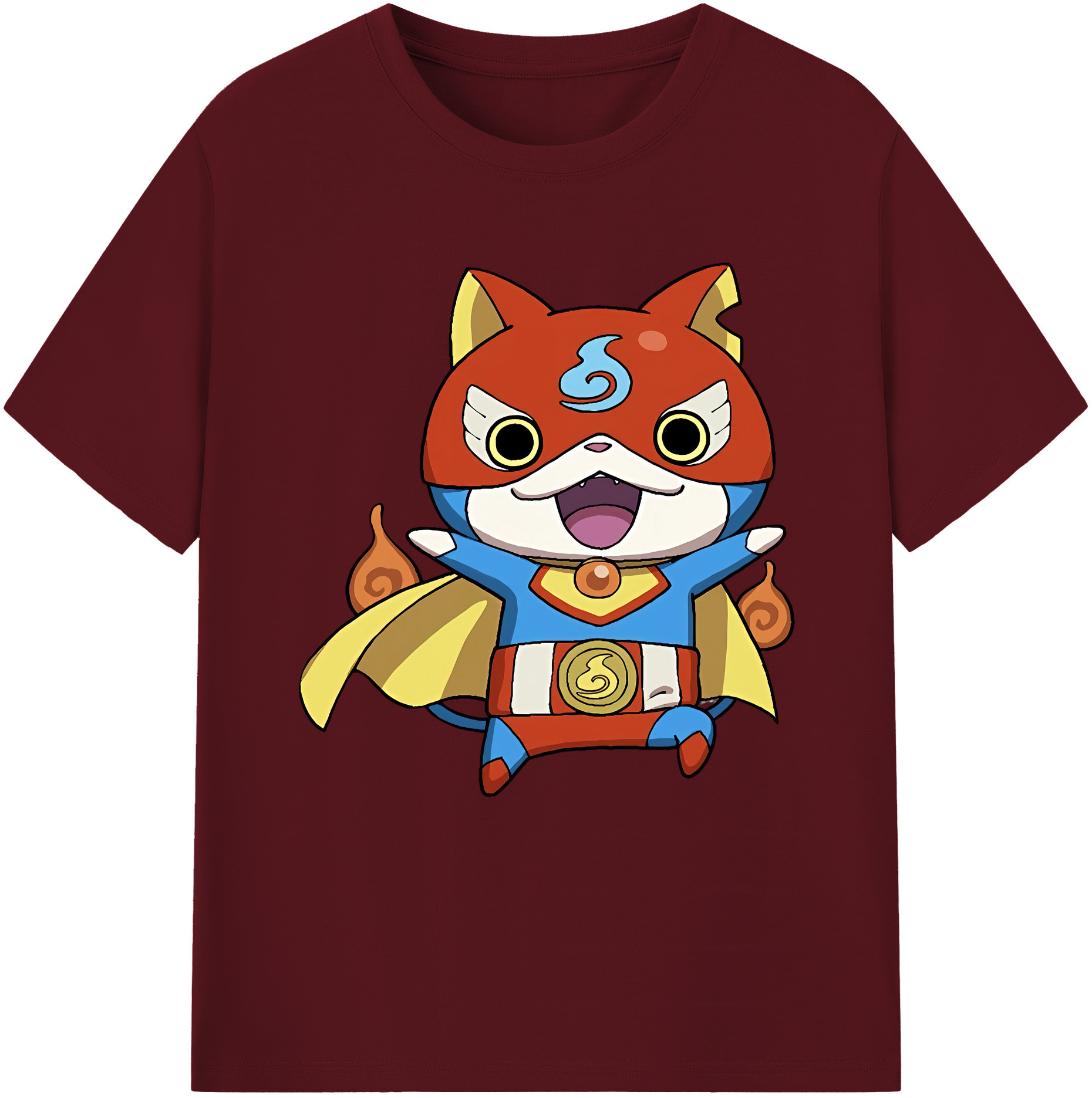 （画像用） 妖怪ウォッチ Yo-kai Watch 綿100％半袖Tシャツ（フロントプリント）